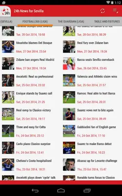 Sevilla News 24h android App screenshot 0