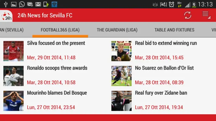 Sevilla News 24h android App screenshot 4